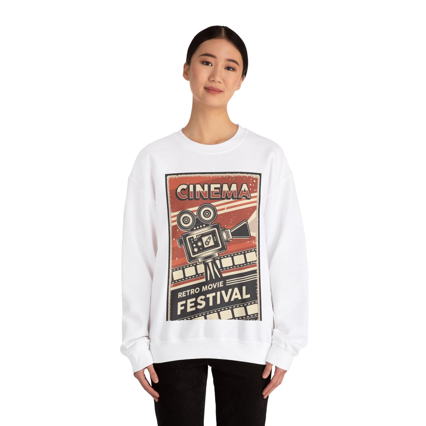 Vintage Cinema Crewneck Sweatshirt