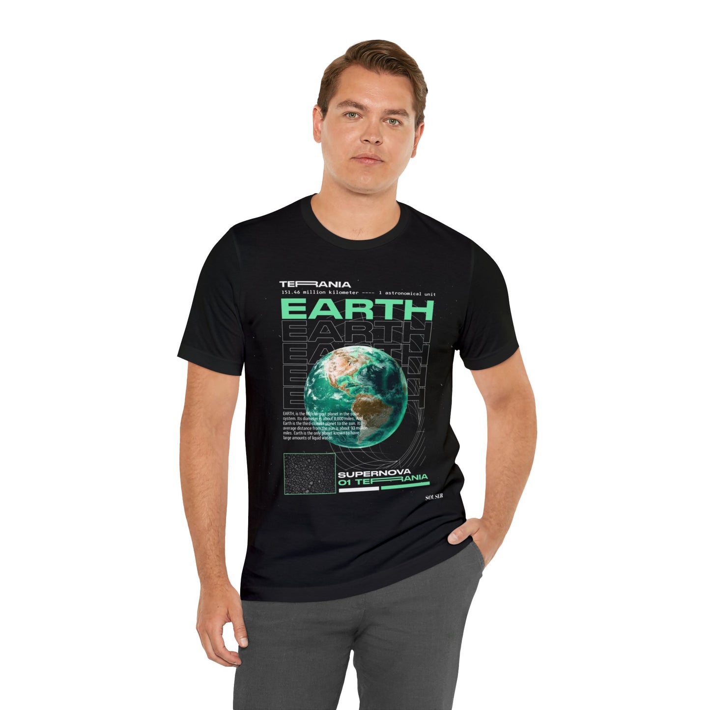 "Blue planet fashion" Men t-shirt