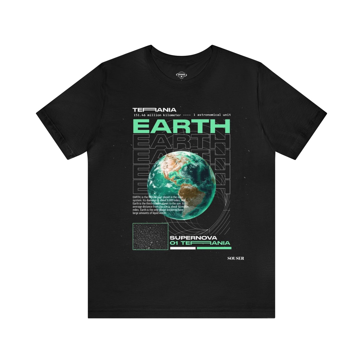 "Blue planet fashion" Men t-shirt